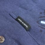 Nomad Sari Men’s Indigo Artisan Kathmandu Shirt (XL) - Image 3