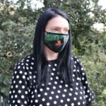 Ancient Wisdom Adult Reusable Fashion Face Covering – Green Jungle Design