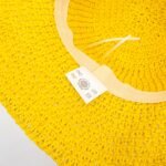 Nomad Sari Plain Yellow Floppy Straw Sun Hat - Image 3