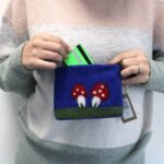 Ancient Wisdom Set of 3 Natural Felt Zipper Pouches - Mystic Mushrooms - Image 6