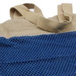 Ancient Wisdom Pure Soft Jute & Cotton Mesh Bag – Denim Blue - Image 2