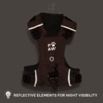 PAW Small (4-8Kg) Dog Step-in Guardian Harness with Reflective Mesh (Black) – Obsidian Charm - Image 6