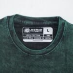 Nomad Sari Unisex Stonewashed Green Tree of Life Cotton T-Shirt (Large) - Image 2