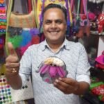 Natural Felt Zipper Pouches - Happy Sheep - Image 2