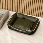 PAW Small Khaki Green Pet Bed (60 × 50 × 15cm) - Image 2