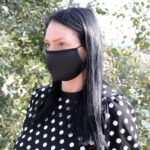 Ancient Wisdom Adult Reusable Fashion Face Covering – Black FBI Design - Image 3