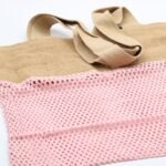 Ancient Wisdom Pure Soft Jute & Cotton Mesh Bag – Rose - Image 2