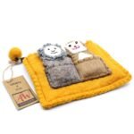 Ancient Wisdom Felt Pouch with Bear & Sheep Finger Puppets - Image 4