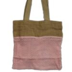 Ancient Wisdom Pure Soft Jute & Cotton Mesh Bag – Rose