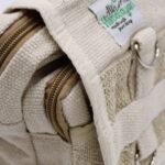 Ancient Wisdom Natural Hemp & Cotton Body-Cross Travel Bag - Image 3