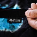Nomad Sari Black & Blue Japanese Style Lounge Pants (Large) - Image 4
