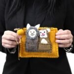 Ancient Wisdom Felt Pouch with Bear & Sheep Finger Puppets - Image 3