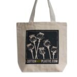 Ancient Wisdom Poppy Heads Design Eco Cotton Bag (Assorted) - Image 3