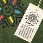 Nomad Sari Men’s Forest Green Artisan Kathmandu Shirt (XL) - Image 5