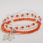 Ancient Wisdom Nymph Spirit Gemstone Bracelet Set - Blood Moon - Image 3