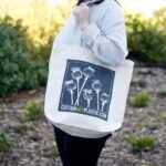 Ancient Wisdom Poppy Heads Design Eco Cotton Bag (Assorted) - Image 5