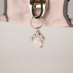 PAW Small (4-8Kg) Dog Step-in Guardian Harness with Reflective Mesh (Pink) – Rose Quartz Charm - Image 5