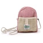 Ancient Wisdom Hemp & Cotton Mobile Phone Bag with String Strap (Assorted)