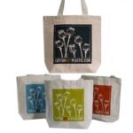 Ancient Wisdom Poppy Heads Design Eco Cotton Bag (Assorted)