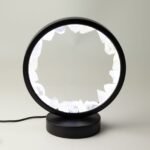 Ancient Wisdom Clear Quartz Gemstone Halo Lamp - Zen Mind