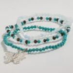 Ancient Wisdom Nymph Spirit Gemstone Bracelet Set - Endless Ocean - Image 6