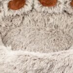 PAW Large Big Paw Shaped Shaggy Plush Pet Bed (70cm) - Image 6