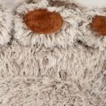 PAW Large Big Paw Shaped Shaggy Plush Pet Bed (70cm) - Image 5