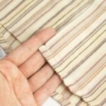 Nomad Sari Men’s Brown & Beige Stripe Design Grandad Shirt (Large) - Image 8