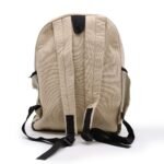 Ancient Wisdom Hemp & Cotton Rope & Pockets Style Large Backpack - Image 3