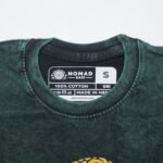 Nomad Sari Unisex Stonewashed Green Tree of Life Cotton T-Shirt (Small) - Image 6