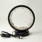 Ancient Wisdom Clear Quartz Gemstone Halo Lamp - Zen Mind - Image 3
