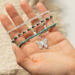 Ancient Wisdom Nymph Spirit Gemstone Bracelet Set - Endless Ocean - Image 5