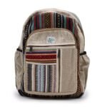 Ancient Wisdom Hemp & Cotton Straight Zips Style Large Backpack - Image 3