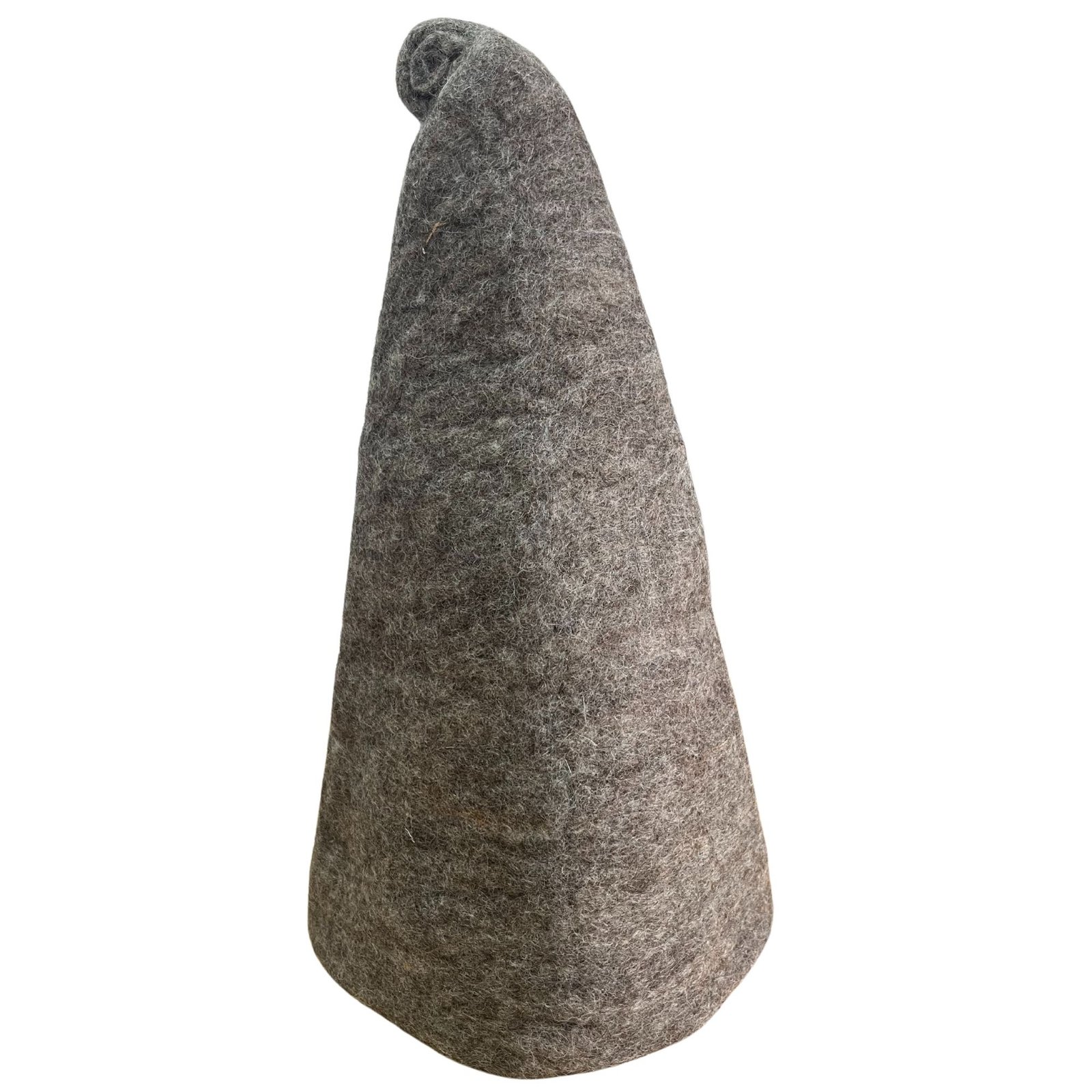 bG9jYWw6Ly9tZWRpYS9IUy9KQy82MFIzMEMxSDc0UzNKQ0hTLzQzM2IxOGQwLmpwZWc.jpg Ancient Wisdom Natural Brown Felted Sauna Wizard Hat - Image 1