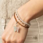 Ancient Wisdom Nymph Spirit Gemstone Bracelet Set - Sea Sunset - Image 8