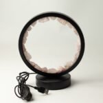 Ancient Wisdom Rose Quartz Gemstone Halo Lamp - Zen Body - Image 6