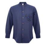Nomad Sari Men's Indigo Artisan Kathmandu Shirt (XXL)