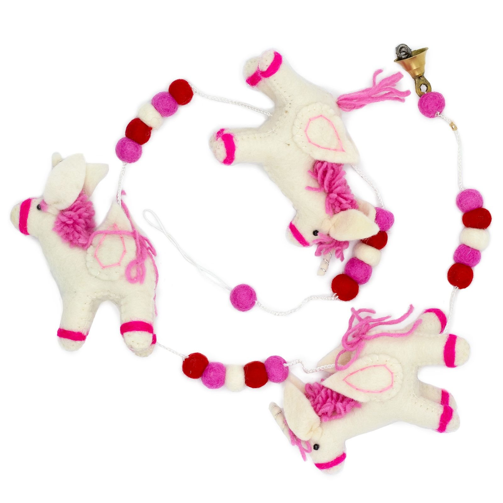 bG9jYWw6Ly9tZWRpYS9TTS9KQy82MFIzMEMxRzZXVDNKQ1NNLzFmMjFiNGY1LmpwZWc.jpg Ancient Wisdom Felt Unicorns Wall Hanging - Image 1