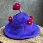 Ancient Wisdom Dreamy Purple Haze Felted Mushroom Hat - Image 2
