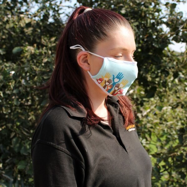 Ancient Wisdom Adult Reusable Fashion Face Covering – Love Hands Design