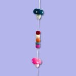 Ancient Wisdom Felt Mushrooms Wall Hanging (Random Colours) - Image 5