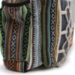 Ancient Wisdom Hemp & Cotton Rope & Pockets Style Large Backpack - Image 5