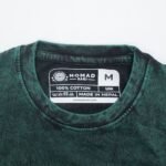 Nomad Sari Unisex Stonewashed Green Tree of Life Cotton T-Shirt (Medium) - Image 8