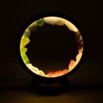 Ancient Wisdom 7 Chakra & 7 Gems Gemstone Halo Lamp - Image 4