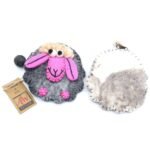 Natural Felt Zipper Pouches - Happy Sheep - Image 7