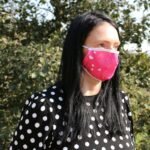 Ancient Wisdom Adult Reusable Fashion Face Covering – Pink Hearts Design