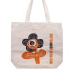 Ancient Wisdom Bright Flower Design Eco Cotton Bag (Assorted) - Image 3