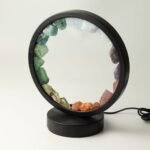 Ancient Wisdom 7 Chakra & 7 Gems Gemstone Halo Lamp - Image 5