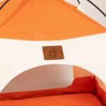 PAW Beige & Orange Pet Bed Tent (58 × 58 × 48cm) - Image 4