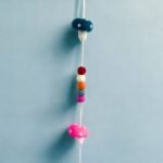 Ancient Wisdom Felt Mushrooms Wall Hanging (Random Colours) - Image 2